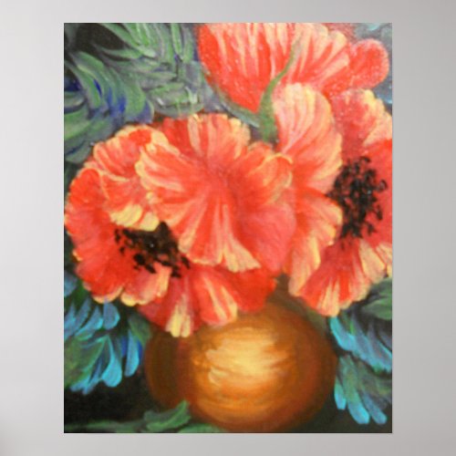 Red Poppies Print Value Poster Paper Matte