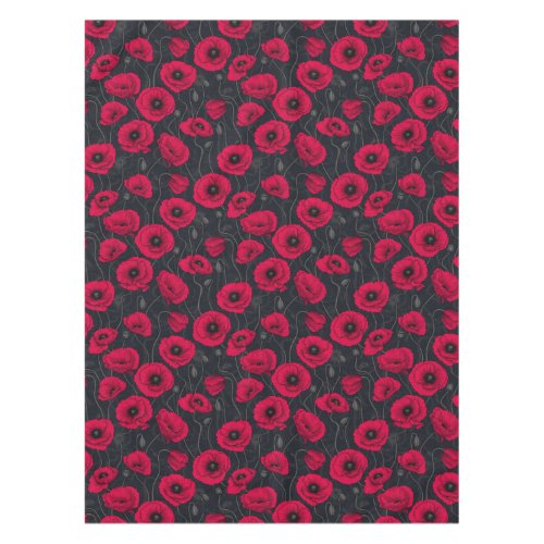 Red Poppies Tablecloth