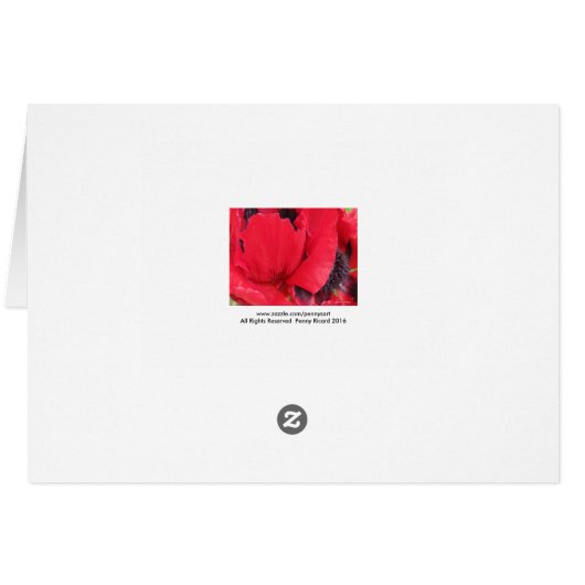Red Poppy (Back Horizontal)