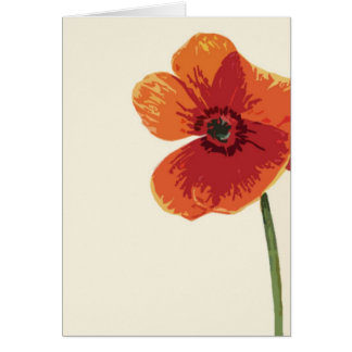Red Poppy 3 Cards