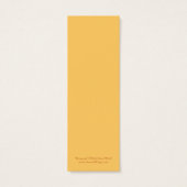 Red Poppy and Monarch Fantasy Bookmark (Back)
