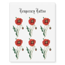 Red poppy August Birth Flower
