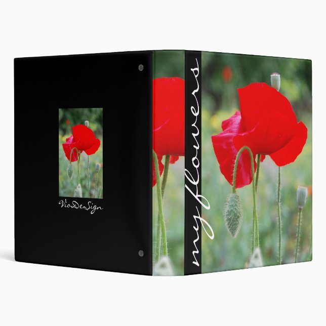 red poppy binder (Background)
