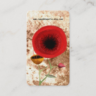 Red Poppy Business Card