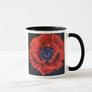 Red Poppy Ceramic Mug