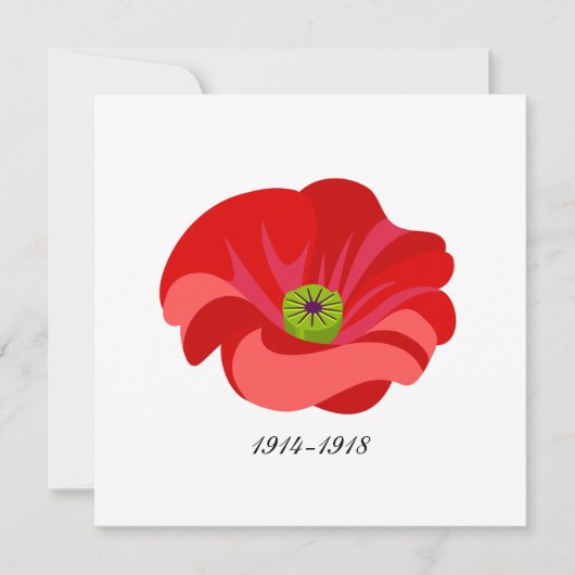Red poppy commemorative (Front)