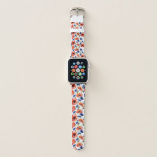 Red Poppy Cornflower Apple Watch Band – 4th of Jul