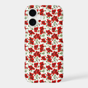 Red Poppy Design iPhone 17 Case