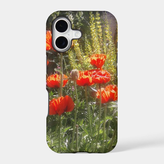 Red Poppy Feilds  Iphone Case (Back)