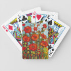 Red Poppy Field Playing Cards