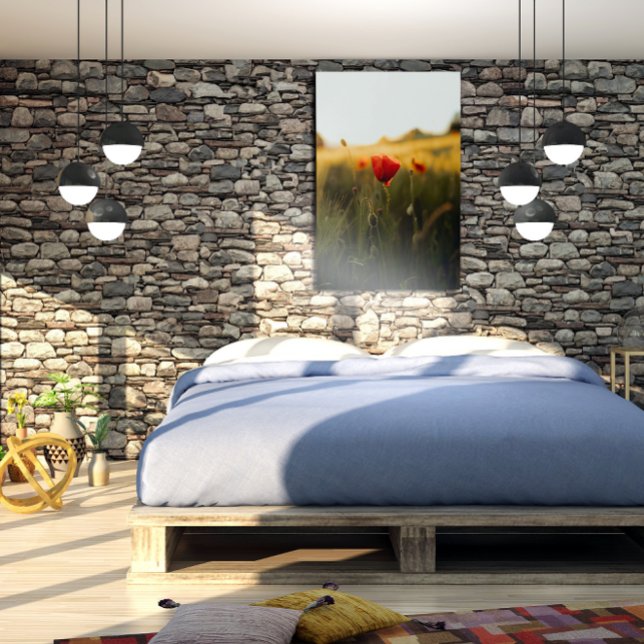 Red poppy flower photo acrylic print (Creator Uploaded)