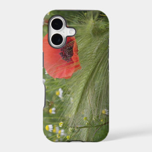 Red poppy flower, Tuscany, Italy iPhone 17 Case