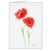 Red poppy flowers (Front)