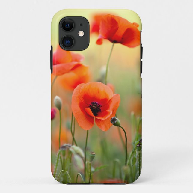 Red Poppy Flowers Case-Mate iPhone Case (Back)