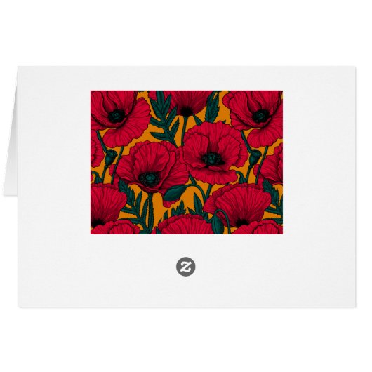 Red poppy garden (Back Horizontal)