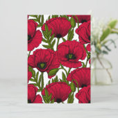 Red Poppy garden 2 (Standing Front)