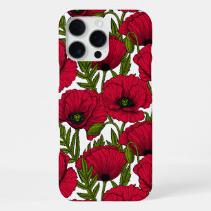 Red Poppy garden 2 iPhone 16 Pro Max Case