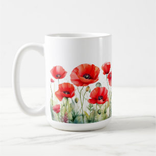 Red Poppy Mug
