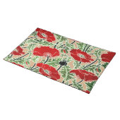 Red Poppy Placemat | Zazzle