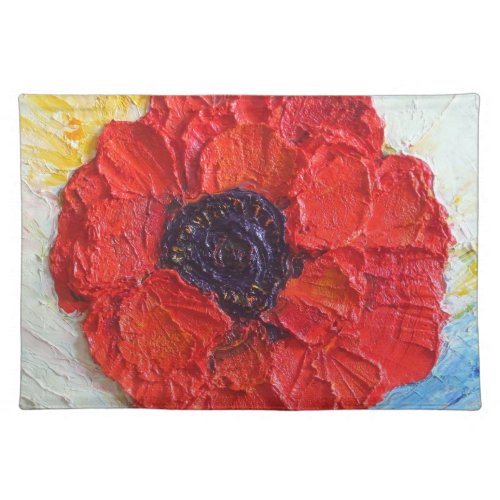 Red Poppy Placemat