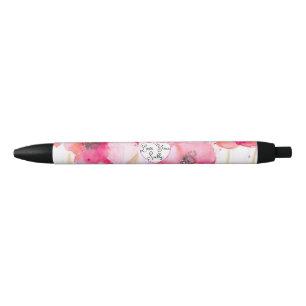 Red Poppy Poppies Flower Floral Watercolor Wife Pen