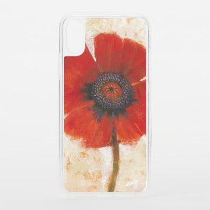 Red Poppy Portrait iPhone XS Case