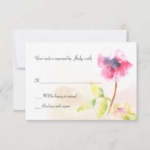 Red Poppy Reply Cards