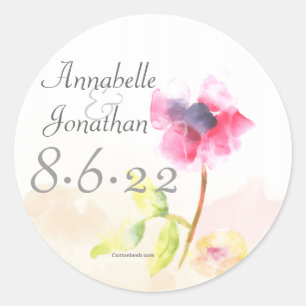 Red Poppy Stickers