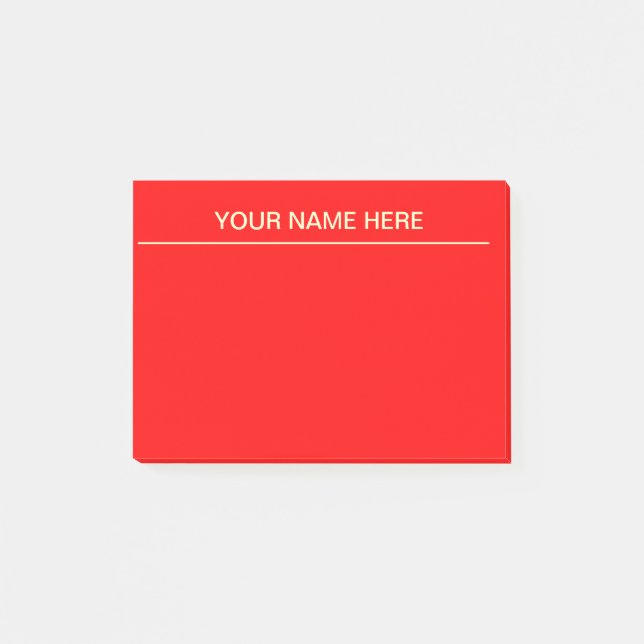 Red Post It Notes (Front)