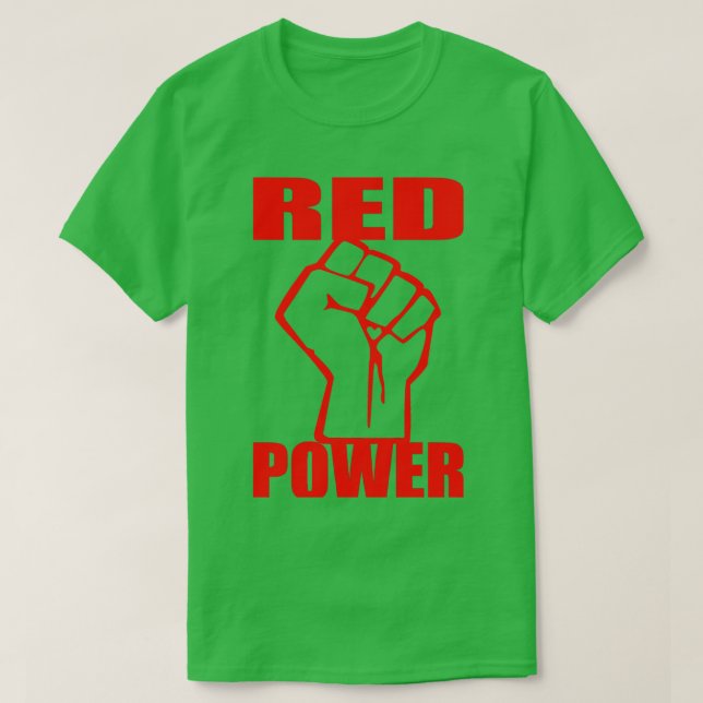 RED POWER 1  T-Shirt (Design Front)