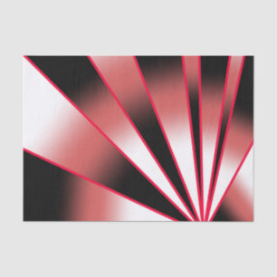 Red Power Perspective Gradient Color Fill Drawing Tissue Paper