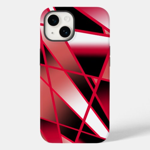 Red Power Perspective Gradient Color Filled Art Case_Mate iPhone 14 Case