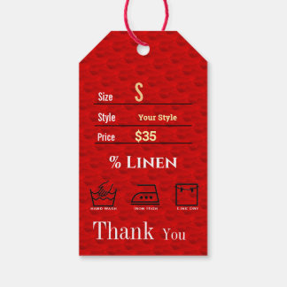 Red Price  Gift Tags