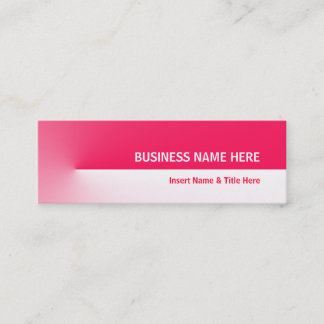 Red Pro Mini Mini Business Card