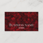 Red professional grunge standard business card