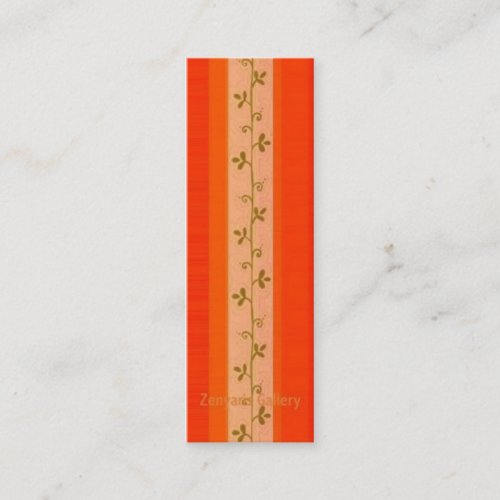 Red Profile Bookmark Business Card