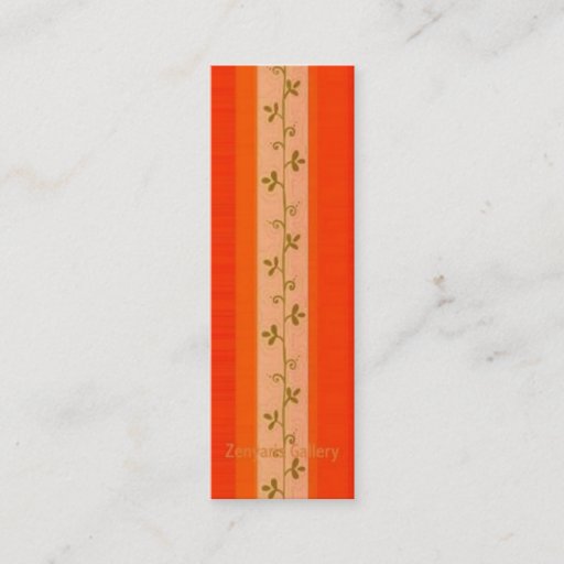 Customizable Red Profile Bookmark Business Card