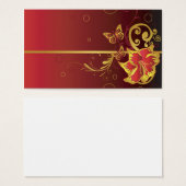 Red Profile Card (Front & Back)