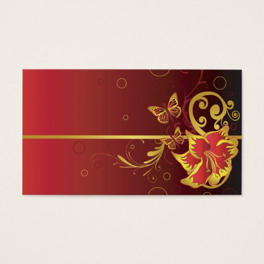 Red Profile Card (Front)