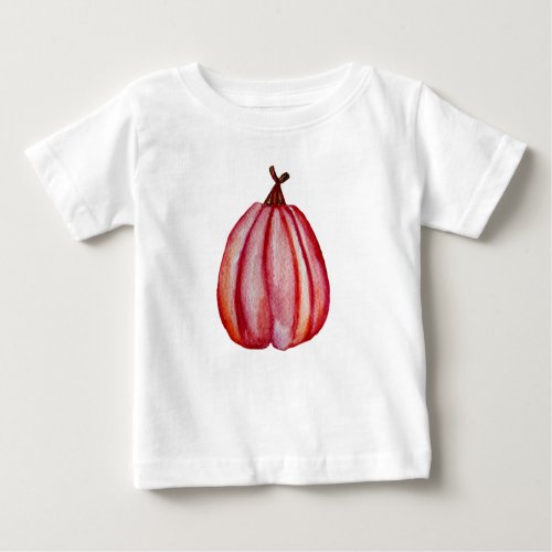 Red Pumpkin Baby T_shirt