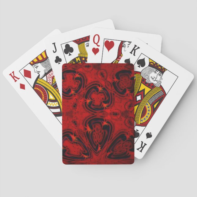Red Punk Poker Cards (Back)