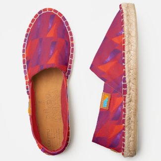 Red Purple Flash Flame Pattern