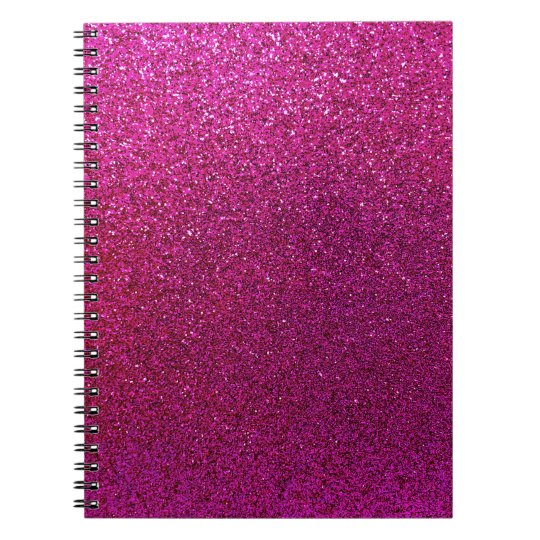 Red Purple Glitter Background Sparkle Glittery Notebook | Zazzle.com