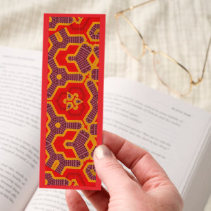 Red Purple Kaleidoscope  Bookmarks