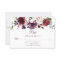Red Purple White Green Floral Purple Back RSVP