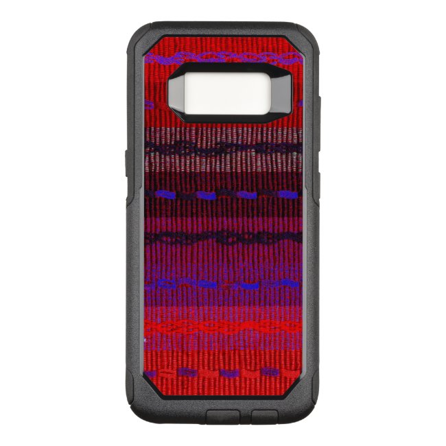 Red Purple Woven Image OtterBox Galaxy S8 Case