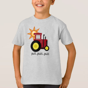 Red Putt Putt Tractor T-Shirt