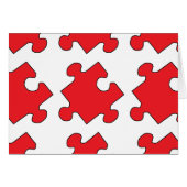RED PUZZLE PIECE (Front Horizontal)