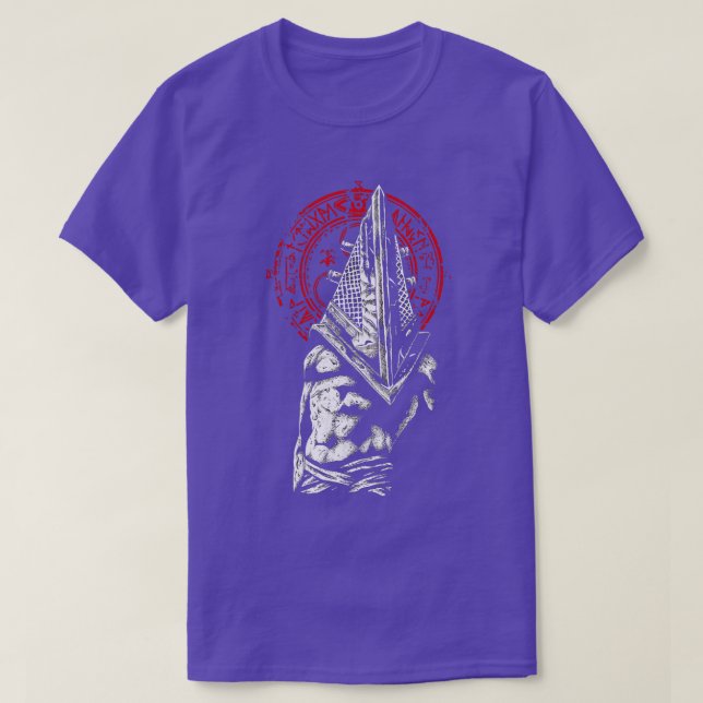 Red Pyramid halo of the sun T-Shirt (Design Front)
