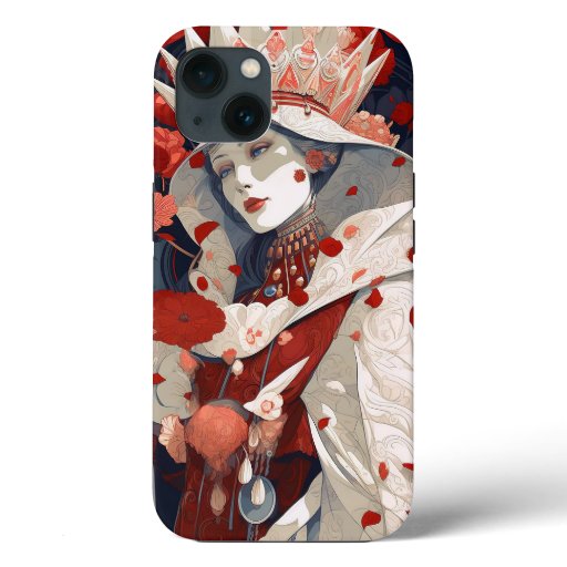 Red Queen Fantasy Fairy Tale Art iPhone 13 Case